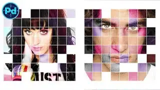 Photoshop CC 2017 Tutorial  Create Fun, Color Grid, Mosaics from Photos!