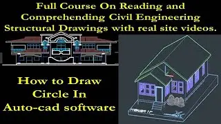 How to Draw Circle In Auto-cad software