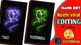 🔥New Neon Effect Video Editing alight motion Instagram trending reels name art video technical Mizi