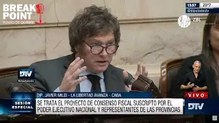 MILEI ESTALLÓ CONTRA UN POLÍTICO PARÁSITO EN EL CONGRESO Y EXPONE EL ROBO DE LOS IMPUESTOS