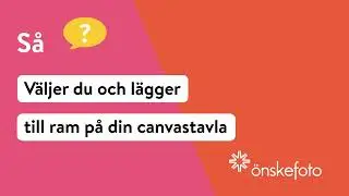 Hur lägger jag till en ram på min väggdekoration?