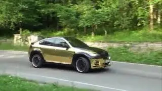 • Золотой BMW HAMANN X6