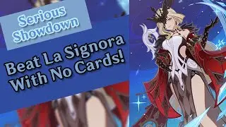 [SERIOUS SHOWDOWN] Beat La Signora Without Using Any Card - Genshin Impact TCG
