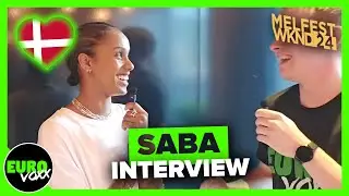 🇩🇰 SABA - 'SAND' (INTERVIEW) // Melfes Wkend 24 // Denmark Eurovision 2024