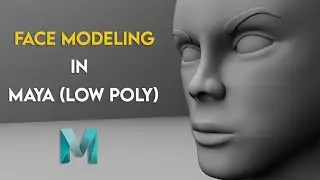 HEAD MODELING FEMALE | FACE MODELING IN MAYA (SPEED MODELING)