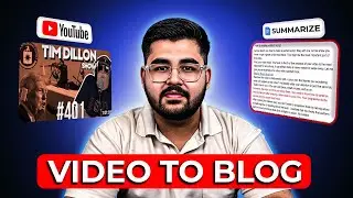Turn Any YouTube Video into a Blog in SECONDS