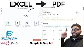 How to Convert Excel to PDF in n8n (No Code + PDF.co Integration)