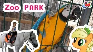 Маша и Медведь - ЗооПАРК Новая серия - Говорящий Попугай, Мишки, Пони, Львы, Верблюды, Дикообраз
