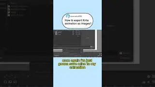 How to Export Animation as Images in Krita (Tutorial)