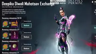 Deepika & Diwali Event Bgmi || Deepika & Diwali Charki Event Bgmi || Deepika & Diwali Exchange Event