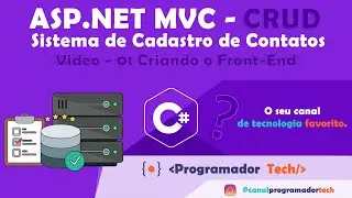 ASP.Net MVC - C# - Sistema de Cadastro de Contatos - Video - 01 Criando o Front-End