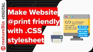 How to make a webpage printer friendly using CSS 