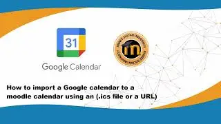 How to import a Google calendar to a Moodle calendar
