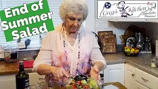 Fresh Garden Salad / Visiting with My Friend Charlotte