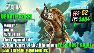 🔧 Zelda Tears of the Kingdom FPS Boost Guide! | ZELDA Tears Of The Kingdom Best Pc Settings