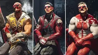 Mk1 - Janet Cage's Brutality vs ALL Characters