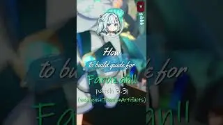 BEST Short and simple FARUZAN build guide!| Genshin Impact 3.3