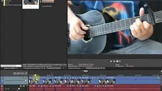 Движение статичного кадра в Sony Vegas
