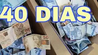 Abri o Cofrinho DEPOIS de 40 Dias Sem Gastar Nada Com BESTEIRAS Desmaiei Com o RESULTADO 😱