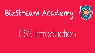 CSS I - Intro and Colors (1/6)