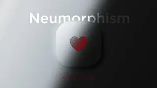 Neumorphism Heart beat button design & animation | Figma