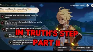 In truth's Step part II | Genshin mini games update.