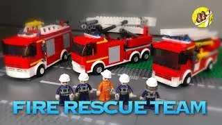 LEGO Fire rescue Team animation
