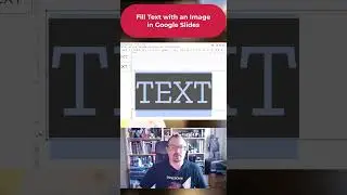 How to fill text with an image in Google Slides (Photo Words)