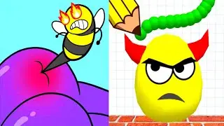 Help Monster 2 Tricky Puzzle vs Draw To Smash - Satisfying ASMR Game Max Level