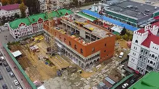 Строительство Дома дружбы народов в Йошкар-Оле | Октябрь 2021 г. | Республика Марий Эл