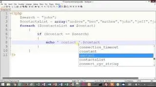 Tutorial 9 - PHP - Building a search engine with arrays - Part 1
