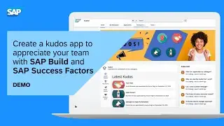 Create a kudos app to appreciate your team with SAP Build and SAP SuccessFactors