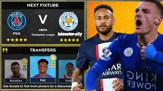DLS 23 | PSG vs Leicester City | UCL | Dream League Soccer 2023 Gameplay