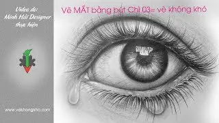 Hướng dẫn vẽ mắt bằng bút chì 03 - vẽ không khó