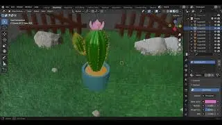 CSC658 ASSIGNMENT 2 MAKING A CACTUS IN BLENDER