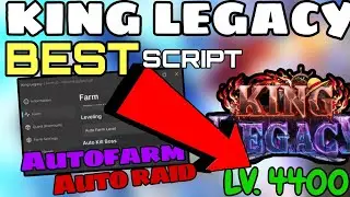*NEW* King Legacy GUI Script AUTO FARM | AUTO RAID Sea Beast | Mobile | Roblox