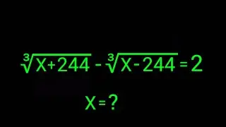 Math Olympiad | A Nice Algebra Problem | How to solve for X in this Problem ?