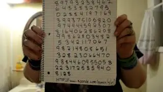 Memorized, and recited the first 150 digits of Pi.