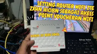 Cara setting router wifi zte zxhn h108n sebagai akess point vocheran wifi