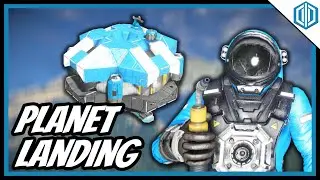 Space Engineers Survival: Planet Landing (Space Engineers Survival Ep 01)