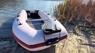 Электроякорь Minn Kota на лодке ПВХ
