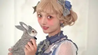 CEL -Alice Rabbit- Sweet High Waist Lolita OP Dress