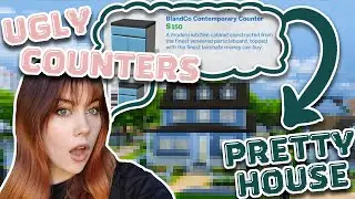 I built a house inspired by *those* counters | Sims 4 Build Challenge
