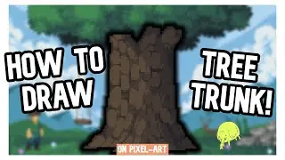 Pixel-art tutorial : How to draw Tree-trunk!