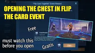OPENING THE CHEST IN FLIP THE CARD EVENT-MOBILE LEGENDS