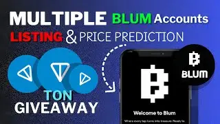 Blum Multiple Accounts | How To Get Unlimited Blum Points | Free Ton Giveaway | Blum listing & price