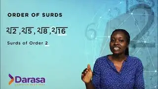 Math - Order of Surds - Learning is Fun with Darasa