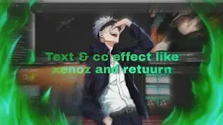 TEXT EFFECT & CC LIKE XENOZ/RETUURN TUTORIAL - Sony Vegas Pro