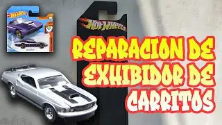Reparación de #exhibidor  para carritos que encontramos en el #tianguis #carritoshotwheels #carritos