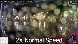 Orlando area webcam weather during Hurricane Milton